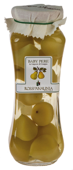 Frutta in Liquore di Grappa, Baby Pere - Vaso 25cl/500g