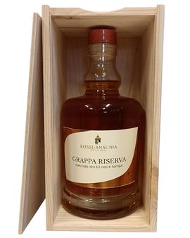 GRAPPA RISERVA, OLTRE 60 MESI IN BARRIQUE (ASTUCCIO IN LEGNO)