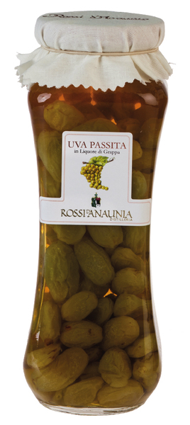 Frutta in Liquore di Grappa, Uva Passita - Vaso 25cl/510g